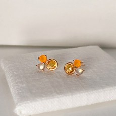 원석루비귀걸이