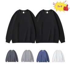 남자 맨투맨 긴팔티 면질 데일리 맨투맨 2장 세트 남자여사