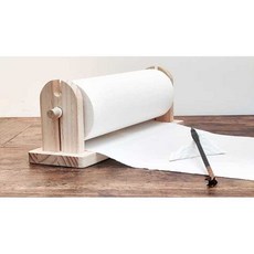 서예연습 나무롤 화선지 랙 용지랙 원목 캘리그라피, 1개, 35cm 용지랙