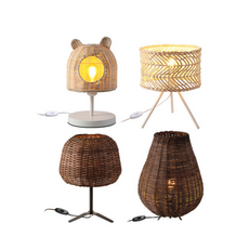 라탄조명스탠드