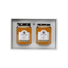 [허니숲] 천연벌꿀 선물세트 야생화꿀 2병(380g x 2), 단품