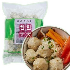 중국수입 표고버섯 콩고기 완자 500G 향고완즈 마라탕 마라샹궈용 완자, 1개