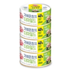 오뚜기 가벼운참치 더마일드, 100g, 4개 100g, 4개