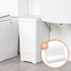 데일리블룸 국내자체제작 재활용 이동식 분리수거함 20L 1P(스티커+전용비닐 증정), 1P+박스형 뽑아쓰는 비닐 30L(60매)