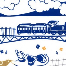 뉴페이스 검도 면수건 증기기차 (일산 이원염 938)