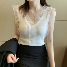 레이스뷔스티에조끼