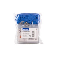 MDT5837 전시회 공연장 단체관람 식별 목걸이 파랑 20P 명찰/네임택/네임텍/PVC