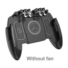 모바일 조이스틱 컨트롤러 L1R1 트리거 게임패드 iOS 안드로이드 식스 6 핑거 콜 오브 듀티 모바일 게임패드 냉각 선풍기, M10without fan, 1개