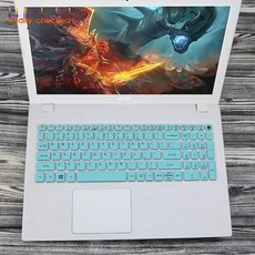 Acer 아스파이어 5 A515-51 A515-51G A517 A517-51 15.6 인치 실리콘 키보드 커버 보호기, [09] whiteblue