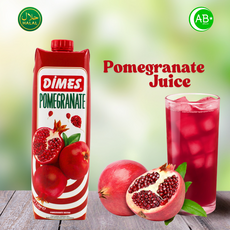 DIMES Pomegranate Juice Nectar Turkiye Halal 디메스 터키산 석류 주스 할랄 과일 음료, 4개, 1L