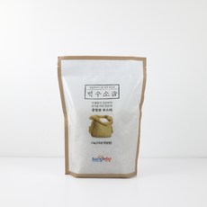볏짚가마니 3년 숙성 천일염 "벅수소금", 1개, 1kg