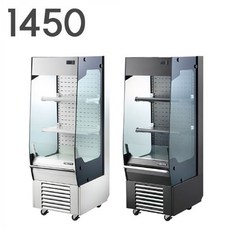 우성 내치형 수직오픈 냉장쇼케이스 1450 GWOMSH05DS3F (500x670x1450) 마트 음료수진열대 오픈형냉장고, 화이트