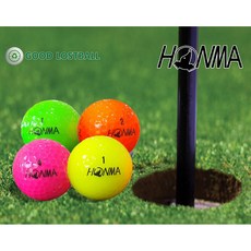 (단독기획) 혼마 HONMA 컬러 로스트볼 A+급 40개 2피스 컬러혼합 물세척 비재생볼 - 혼마2피스골프공