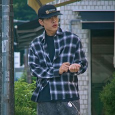 플란넬셔츠 남자체크남방 그랜파코어