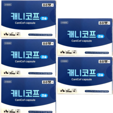 캐니코프 30캡슐 강아지 기침 기관지 호흡기 보조 영양제, 30정, 호흡기/기관지, 5개
