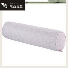 다리베개 침대위 발받침 매트위 잠자는 원형기둥 원형 쿠션 캔디 긴다란쿠션 발매트 발 베개, C04-사계절면 마-은회색