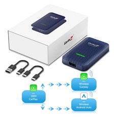 블루투스 리시버 CarlinKit 5 0 2air 미니 무선 안 이드 자동 유무선 카플레이 어댑터 스마트 자동차 내비게이션 박스 5G WiFi BT 연결, CarlinKit Genuine, CarlinKit 4.0 CP2A