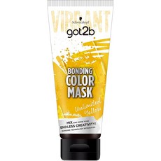 Schwarzkopf 슈바르츠코프 [got2b 본딩 컬러 마스크] 언리미티드 옐로우 180g, 1개