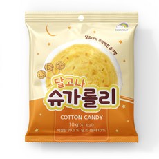달고나 슈가롤리 롤 솜사탕 답례품 생일간식 단체 선물 디저트, 40개, 10g