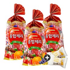 일광 옛날 종합젤리(500g) x 3봉(+밀크츄2개 포함), 1.5kg, 1세트