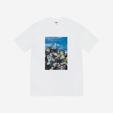 슈프림 정품 5부 오버핏 필기슈 빅사이즈 M~5XL 남자 여자 라운드 남녀공용 반팔 티셔츠
