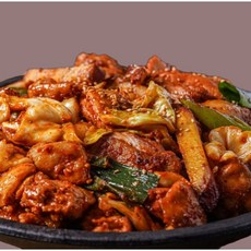 춘천통나무집닭갈비3대천왕 닭갈비 국내산 닭다리살, 1팩 2인분 800g