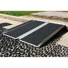 오토바이 휠체어 경사판 인도턱 진입 장애인 접이식, 1개, 60x76cm 총중량 5.5kg