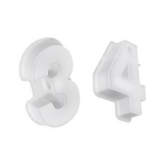 DIY 공예를 위한 기하학적 촛대 실리콘 몰드 패션 아라비아 숫자 양초 홀더 수지 몰드 가정 장식, T2