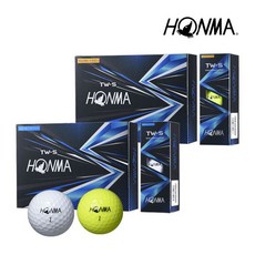 혼마 혼마 TW-S 골프볼(3PCS), 화이트, 3개, 3개 - 혼마tw-s