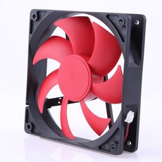 휴대용 컴퓨터 CPU 쿨 쿨링 팬 쿨러 12cm 120mm DC 12V 2 핀 저소음 노트북 PC 섀시 방열, 한개옵션0, 1개