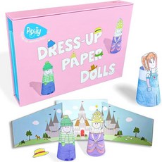Besuche den Pipity-Store 종이 인형은 인형에 색을 입히고 옷을 디자인