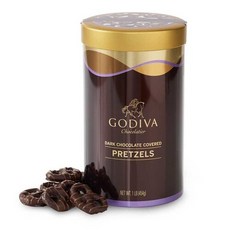 Godiva 고디바 다크 초콜릿 프레첼 454g Dark Chocolate Pretzels, 1개