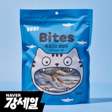 3651 바이츠 동결건조 닭가슴살 대용량 고양이 트릿, 1개, 350g, 열빙어 - 동결건조닭가슴살