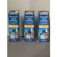 x3 Sovereign Siler Bio-Active Silver Hydrosol daily immune support spray. 11/24 833280, 3개, 59ml