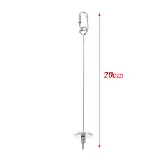 앵무새 먹이 컵 새 음식 접시 공급기 클램프 조명, 5.20cm 포크, 1개