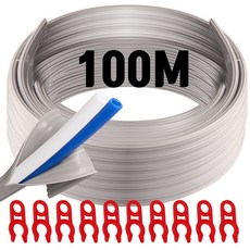 정수기호스 장거리 국산 6mm 안전커버링 투라인 50M 100M (옵션선택), 안전커버링투라인호스100M, 1개