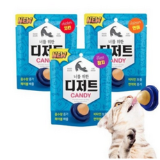 너를위한디저트 고양이 마약 캔디 사탕, 치킨+연어+참치 콤보, 3개