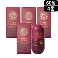GRN 지알엔 리얼퀸 갱년기 50대 여성 다이어트 영양제 60정 4통 4개월 식약처인증 회화나무열매추출물, 4개, 60개