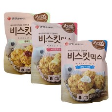 큐원 비스킷믹스 (플레인+버터갈릭맛+크림치즈맛)