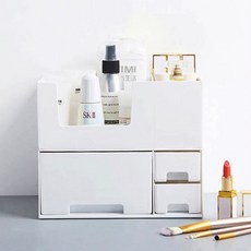 2단 분리 화장품 깔끔정리대 멀티 뷰티케이스 화장품 립스틱 향수 샘플 화장대 진열대 수납 보관함
