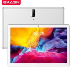 EKASN 2021년 10.1 Wi-Fi 안드로이드 10.0 멀티미디어 태블릿 PC 품질보증 10년 아마존 판매1위 브랜드 최신등록, 은, P30, 32GB