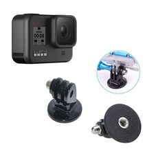 GOPRO HERO 8 호환 액션캠 카메라 삼각대 셀카봉 연결 어댑터 1/4 액세서리, 1개