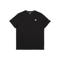 다이나핏 백화점 정품 블랙 주름 방지 후가공을 한 베이직 반팔 티셔츠 YMM23226Z1