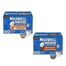 맥스웰 하우스 큐리그 커피 K-컵 100개입 2종 / Maxwell House Coffee Keurig - Cup 100Pods, Medium Roast-House Blend