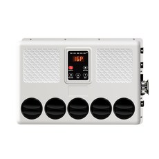 신형 무시동에어컨 화물차 트럭 캠핑카 에어컨 12V24V, 12V수직철쉘레드x냉매추가x액세서리세트