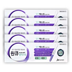 중외제약 원큐플러스업 얼리테스트 임신테스터기 (초단기확인가능), 5개, 1개입