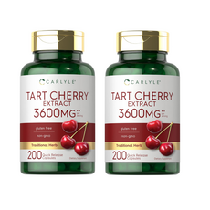 Carlyle Tart Cherry Capsules 2400mg 칼라일 타트 체리 추출, 200정, 2개
