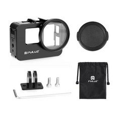 PULUZ 금속 토끼 케이지 52mm UV 필터 어댑터 링 포함 Insta360 Ace Pro / 프레임, 01 Black, 한개옵션1