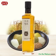 초산정 오곡명초 520ml 리뉴얼/땅 속 황토옹기에서 자연발효/발효식초/전통식초/한상준식초, 1개