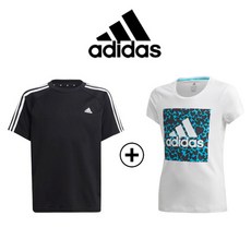 아디다스주니어반팔세트